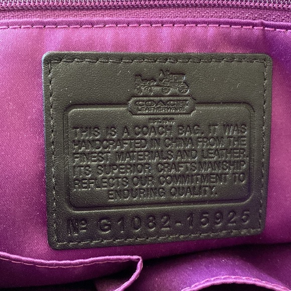 Coach Madison Lurex Zebra Sophia Satchel EUC one owner :) - Picture 2 of 5